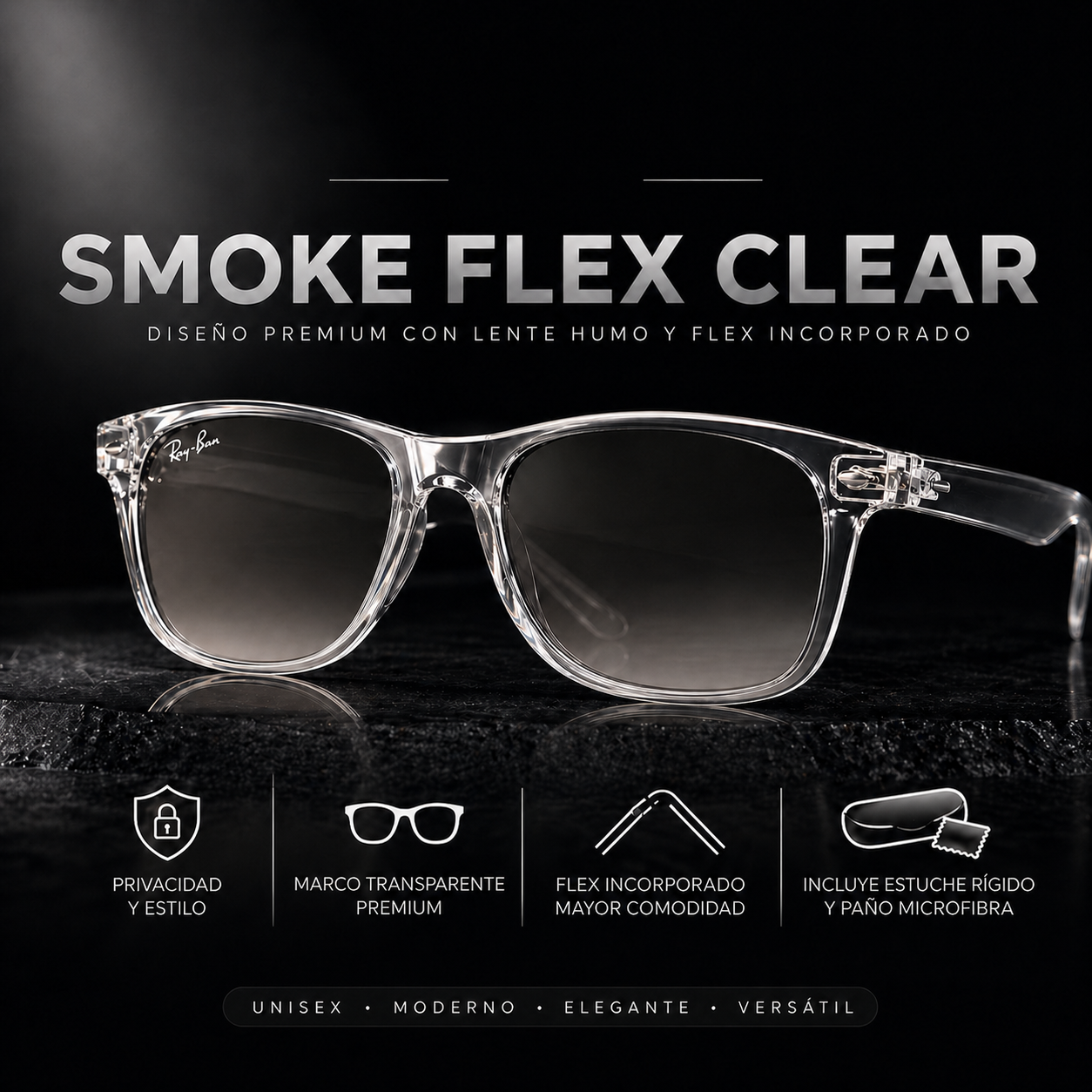 Flex Smoke Clear – Privacidad, Estilo y Tecnología