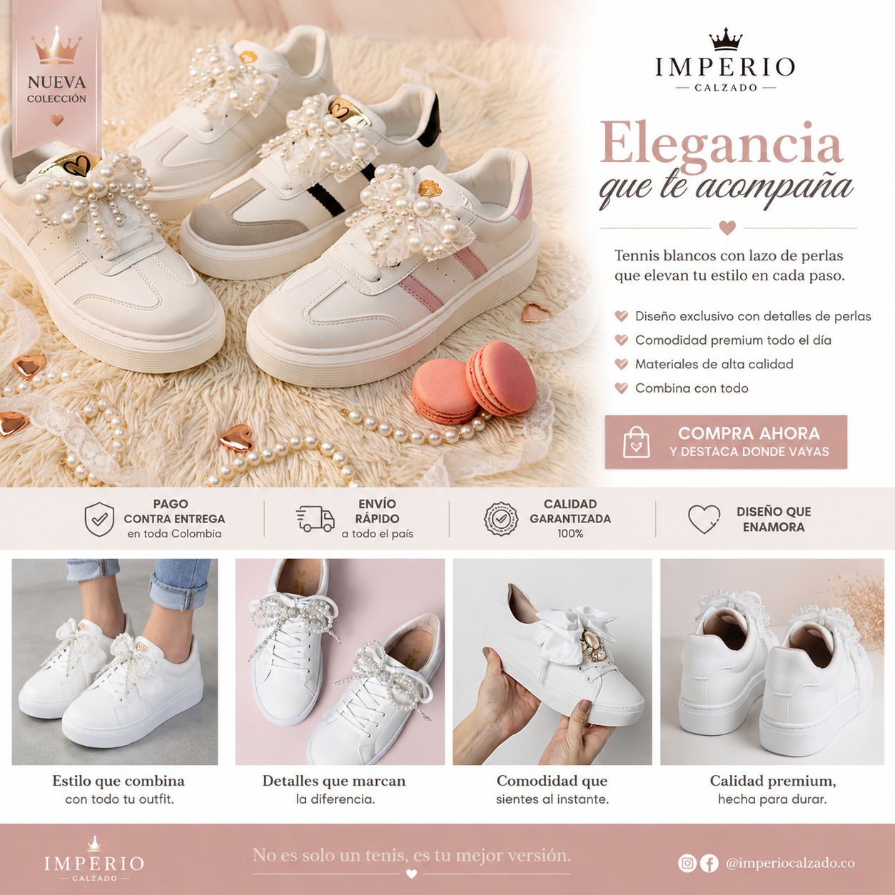 TENIS DAMA LOVING ✨? + CAJA