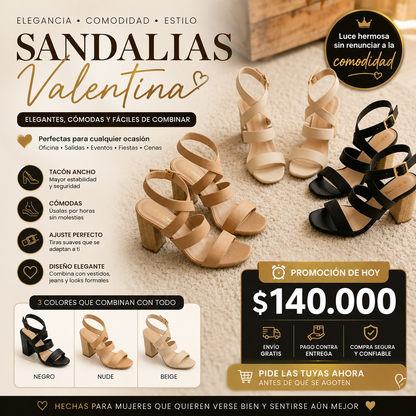 SANDALIAS VALENTINA