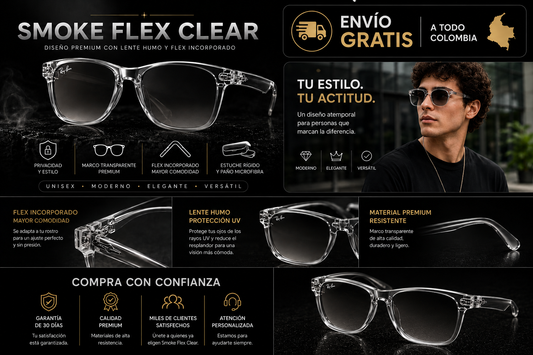 Flex Smoke Clear – Privacidad, Estilo y Tecnología